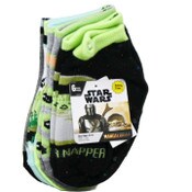 Wholesale - 6pk 2T-4T THE MANDALORIAN LITTLE BOUNTY QTR SOCKS C/P 12, UPC: 193159102708